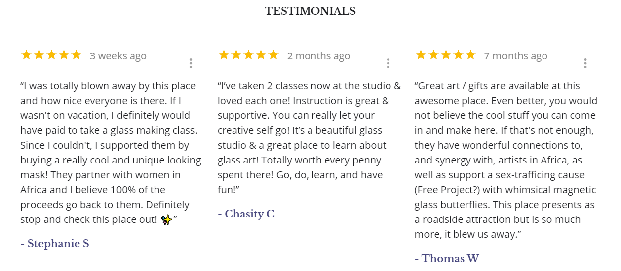 Testimonials